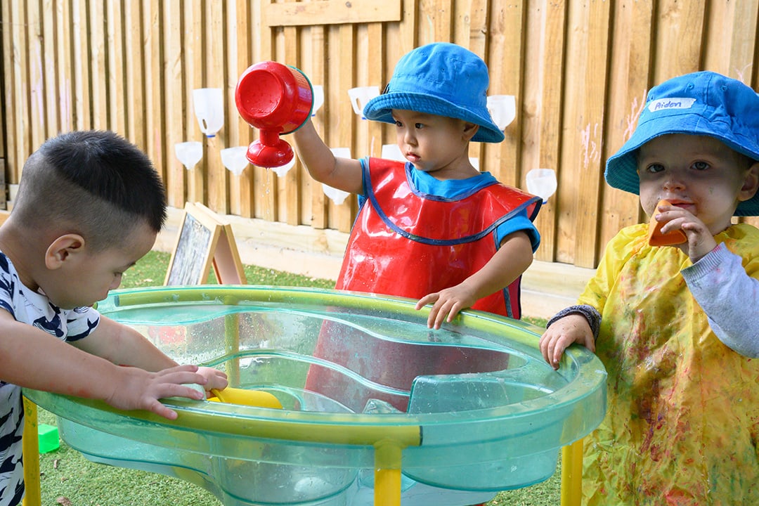 Aberglassyn water play