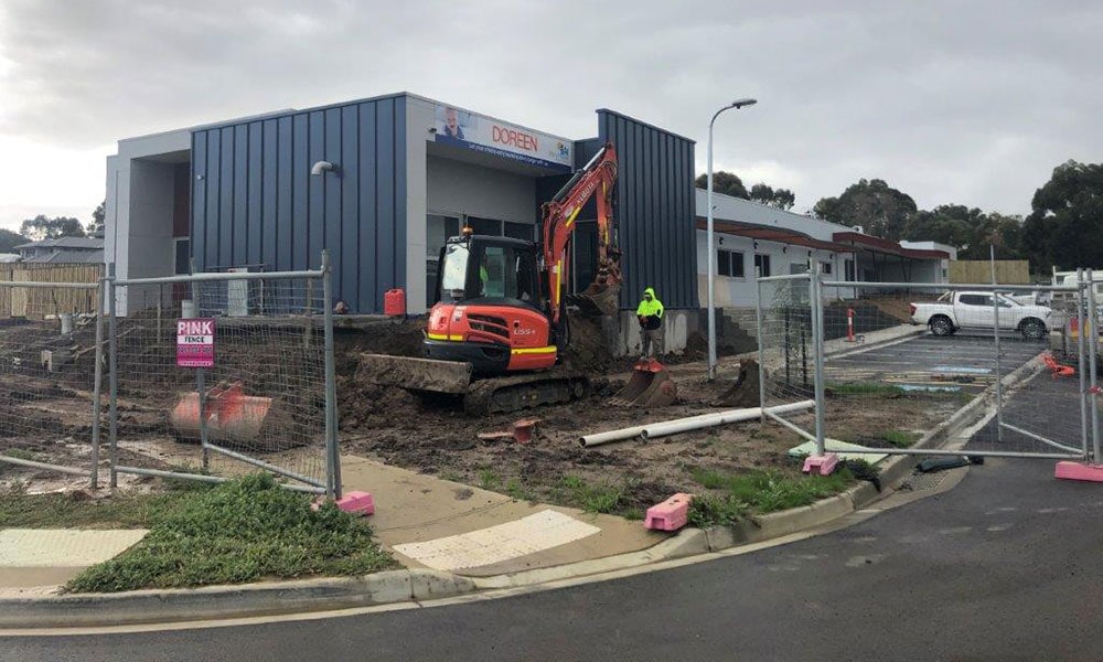 Doreen childcare centre under construction