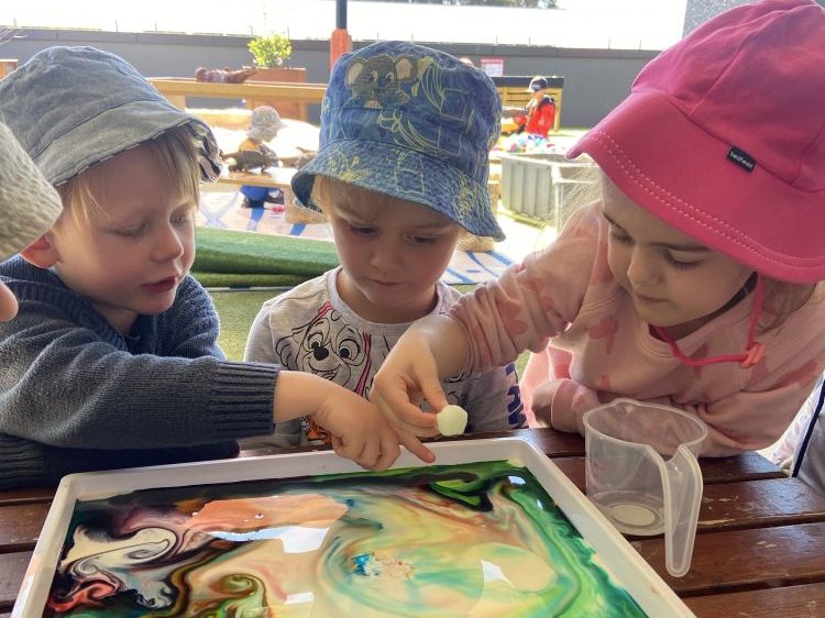 Children enjoying national science week at Story House Miranda