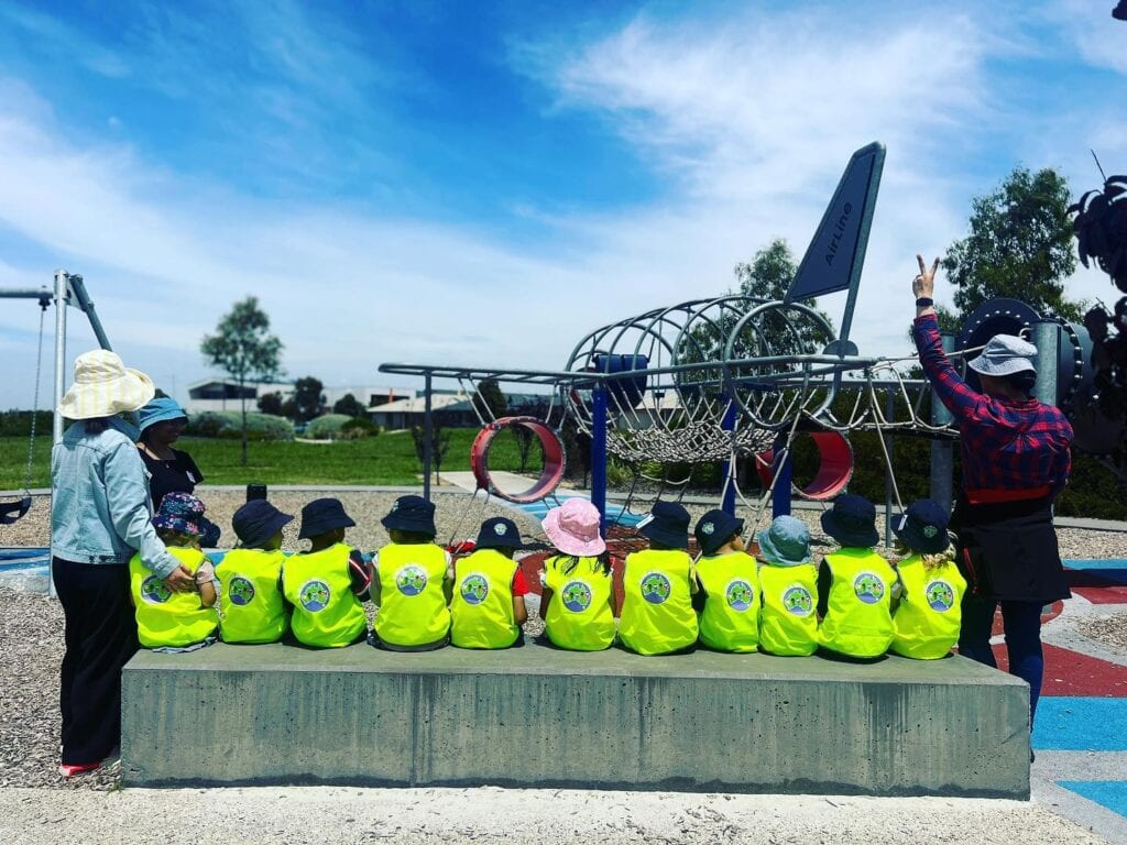 Point Cook excursion, children in high vis