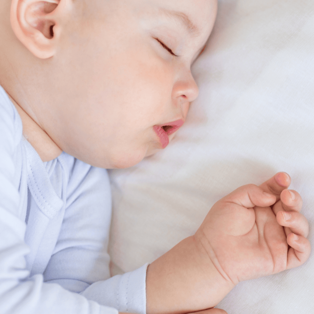 A child enjoying a sleep after a good bedtime routine