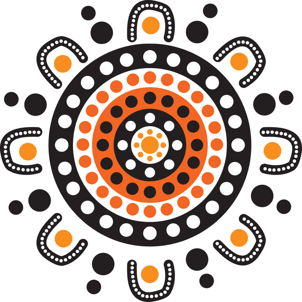 Aboriginal circle graphic