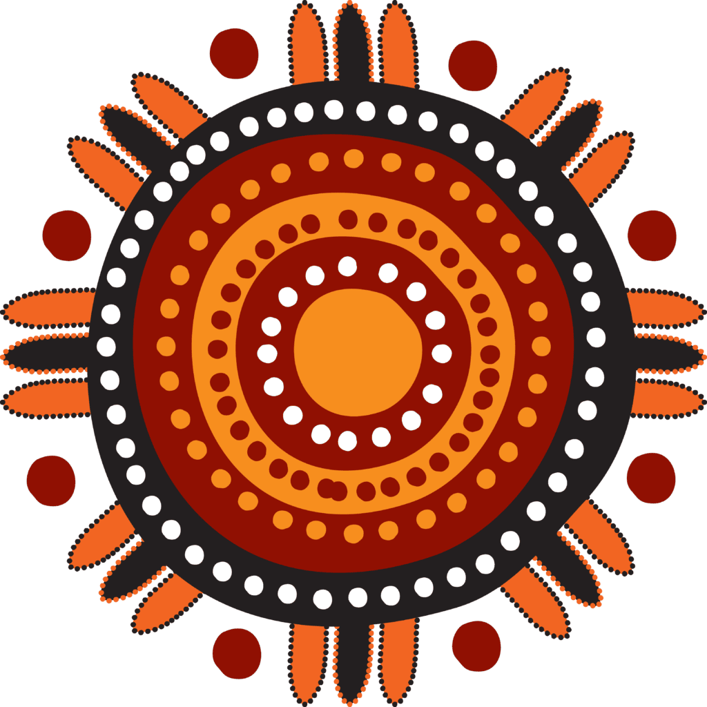 Aboriginal circle graphic