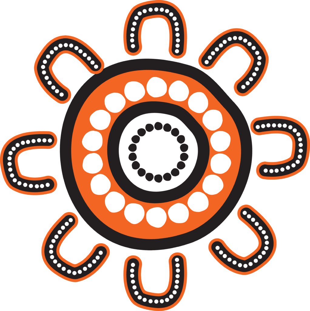 Aboriginal circle graphic