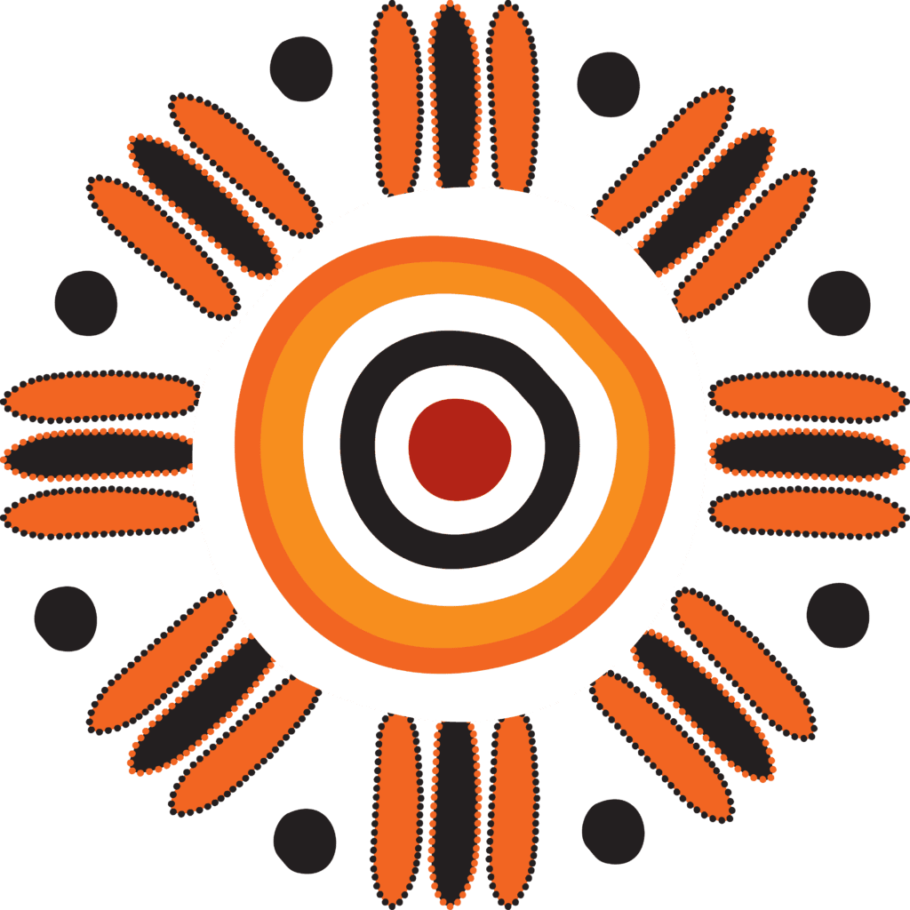 Aboriginal circle graphic