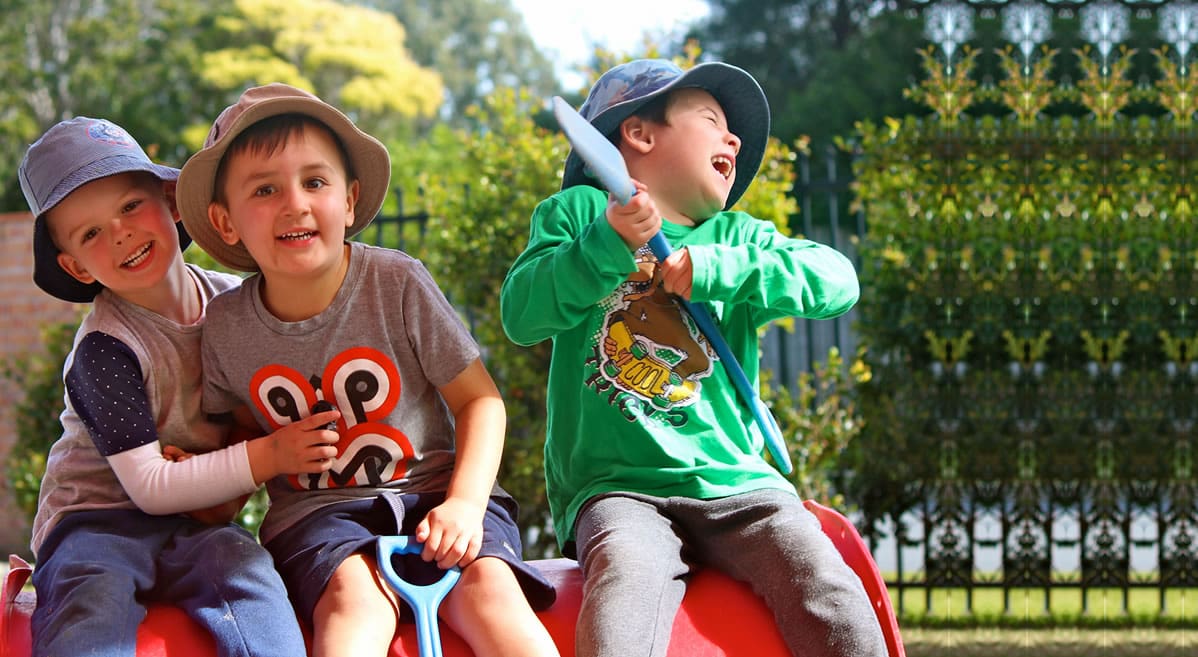 Kids enjoying play time at Chinderah Childcare